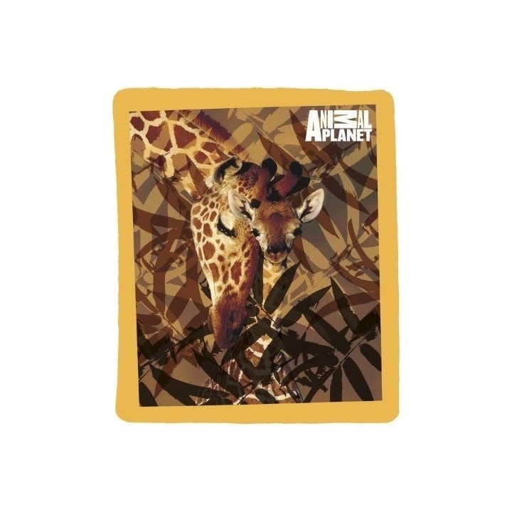 Plaid Polaire Animal planet Giraffe