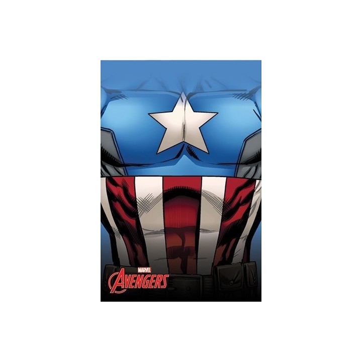 Plaid Polaire Captain America
