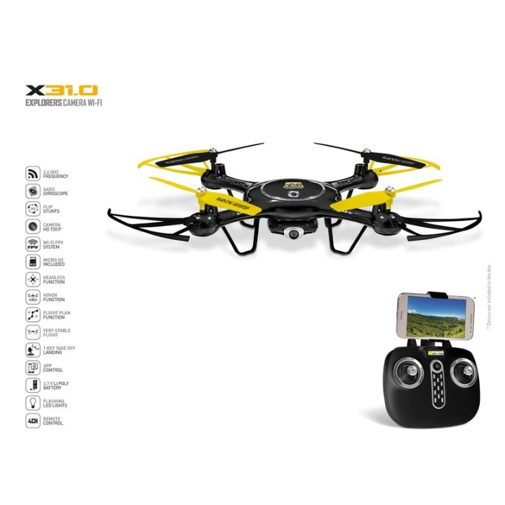 MONDO Motors - Ultra Drone x31.0 avec Caméra et WIFI
