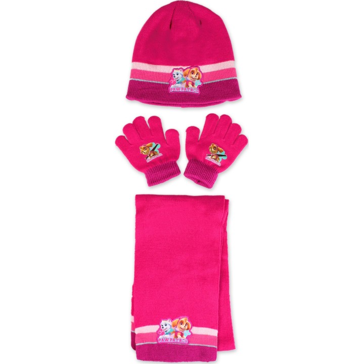 Ensemble de Bonnet Gants Echarpe Paw Patrol