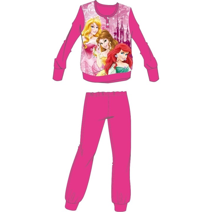 Pyjama polaire long Princesses Disney
