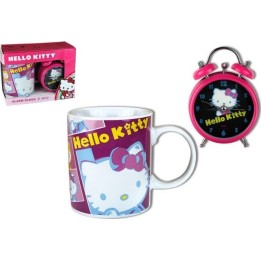 Coffret Mug + Reveil Hello Kitty