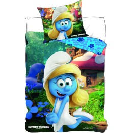 HOUSSE DE COUETTE schtroumpfs - VENTE EN GROS DES PARURE DE LIT PAW PATROL