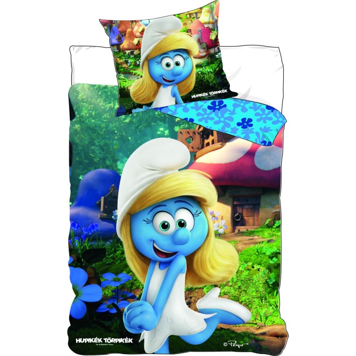 HOUSSE DE COUETTE schtroumpfs - VENTE EN GROS DES PARURE DE LIT PAW PATROL