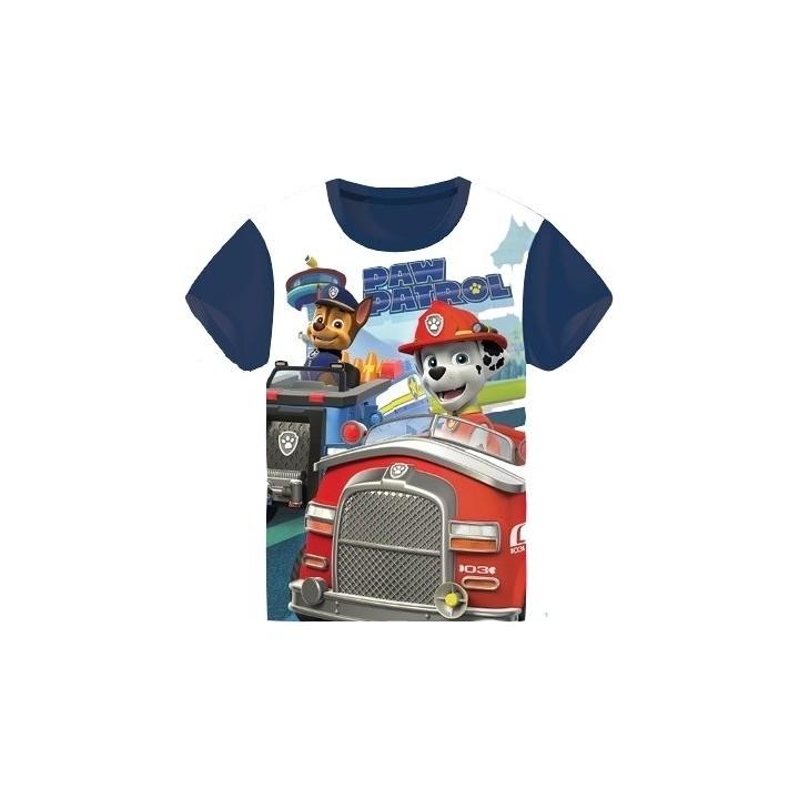 Tee shirt manches courtes  paw patrol garcon