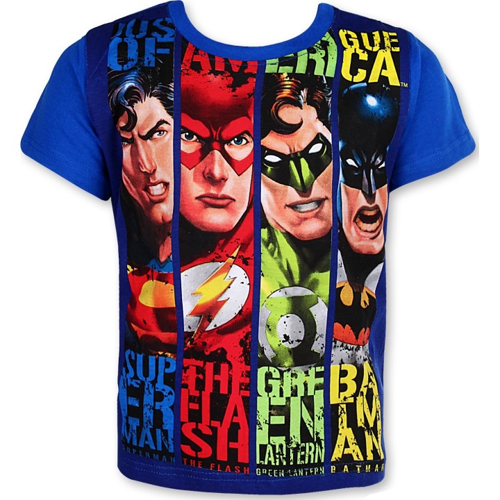 Tee-shirt Manches Courtes la ligue des justiciers
