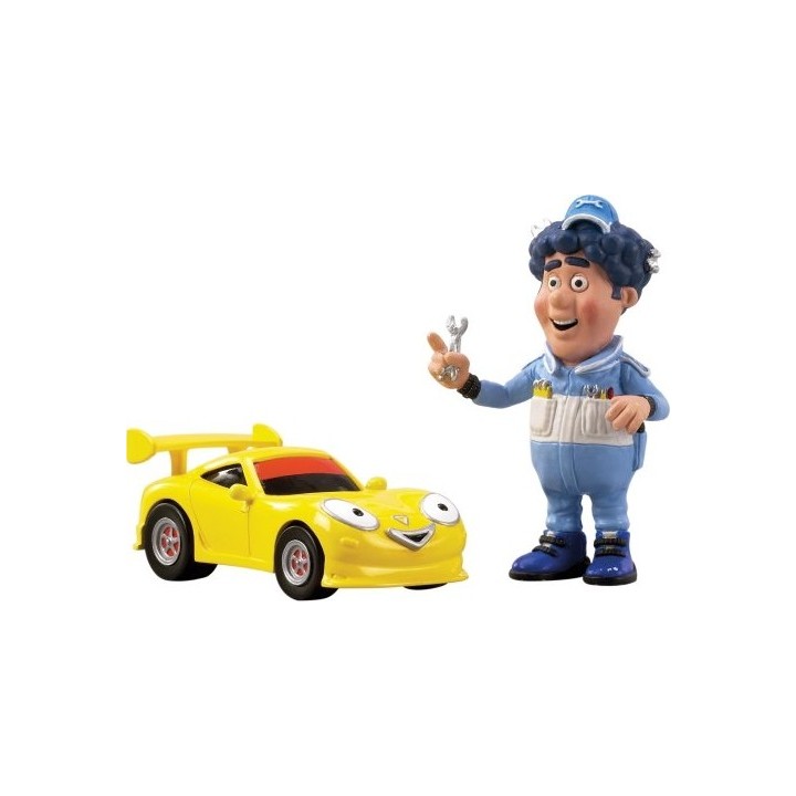 Roary la voiture de course felgi Diecast avec chris Figure