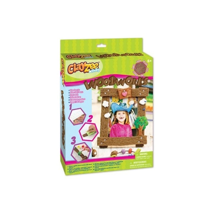 Tomy - Clayzee - 71490 - Loisir Créatif - Coffret Coffret Crea'bois