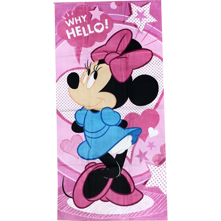 Serviette de Plage Minnie en coton