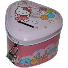 TIRELIRE METAL CADENAS hello kitty