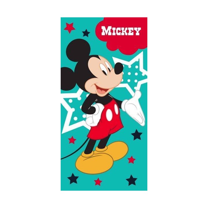 Drap de plage Mickey en coton