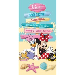 Serviette de Plage Minnie et Daisy