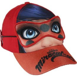 Casquette Miraculous avec masque lady bug