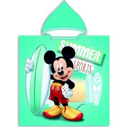 Poncho de bain Mickey Disney à capuche