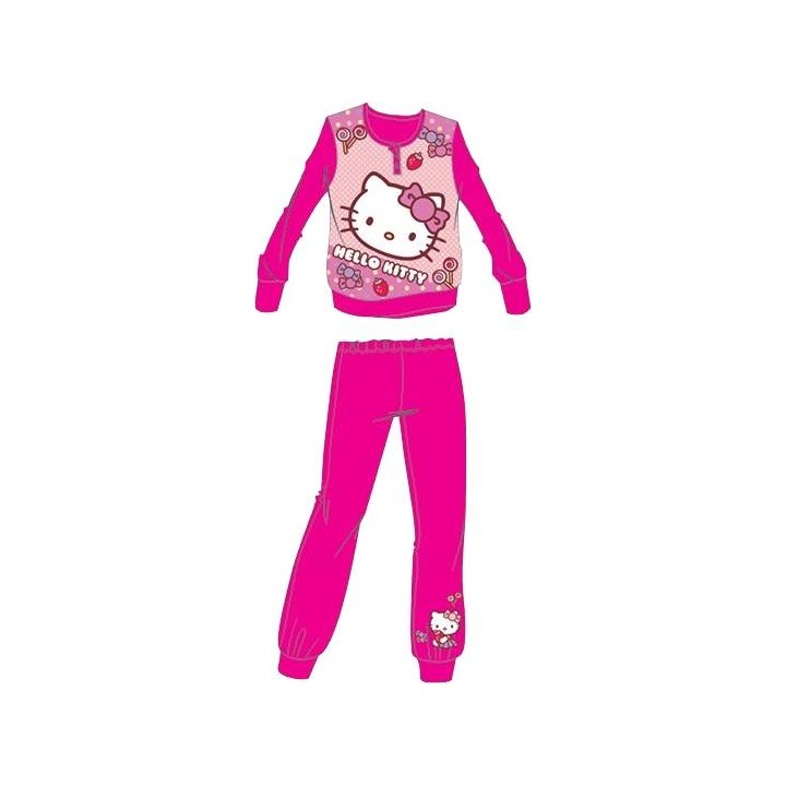 Pyjama long polaire Hello Kitty