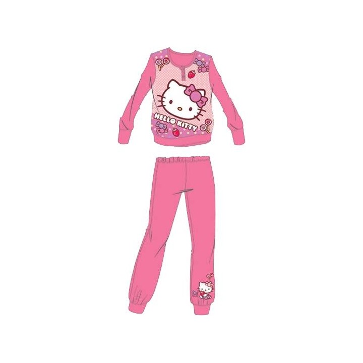 Pyjama long polaire Hello Kitty