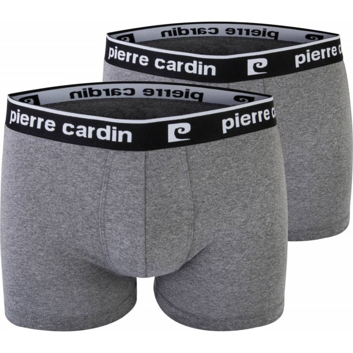 Lot 2 Boxers pierre cardin avec ceinture élastique siglée de la marque