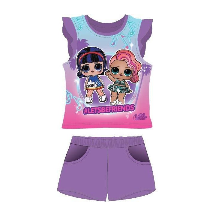 Ensemble T-shirt et Short Lol Surprise