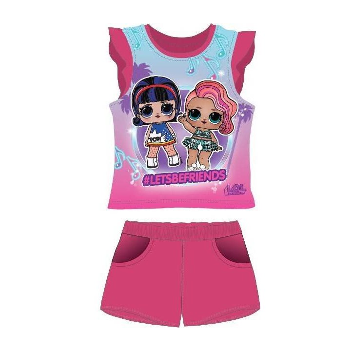 Ensemble T-shirt et Short Lol Surprise