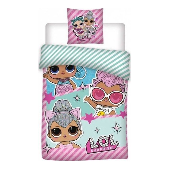 Housse de couette Lol surprise en Coton