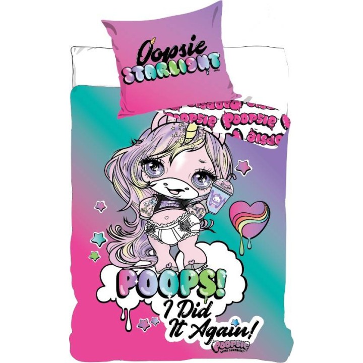 Parure housse de couette Poopsie