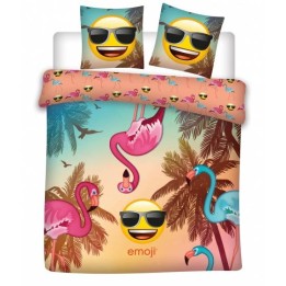 Parure de lit emoji en coton
