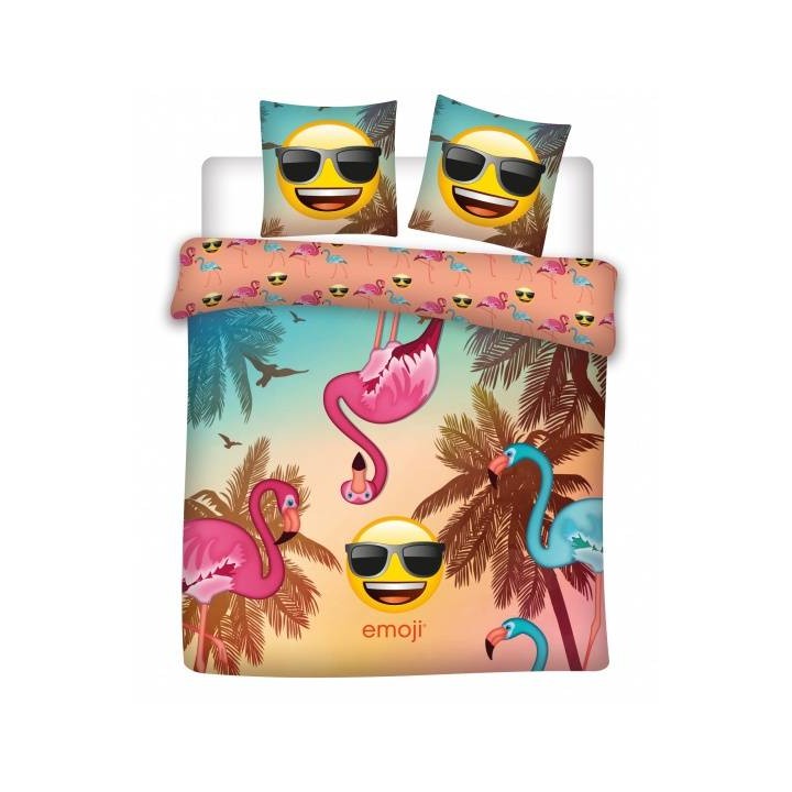 Parure de lit emoji en coton