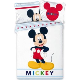 Parure Housse de couette Mickey Love en polyester