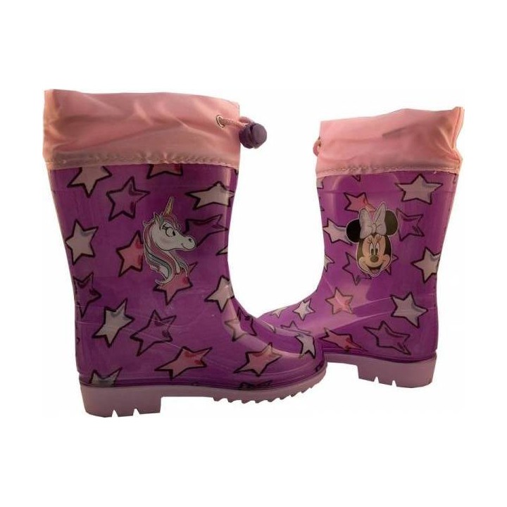 Bottes de Pluie Minnie et Licorne Disney