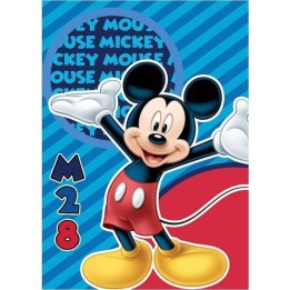 Plaid Polaire Mickey Disney