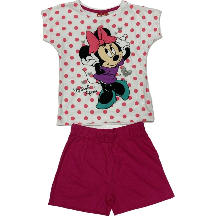 Pyjama Ensemble Tee-shirt Short minnie disney