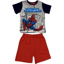 Pyjama Ensemble Tee-shirt Short Spiderman marvel
