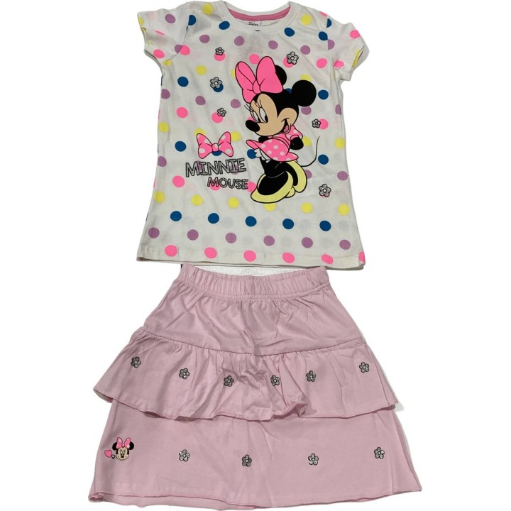 Ensemble Jupe + T-shirt Minnie Disney