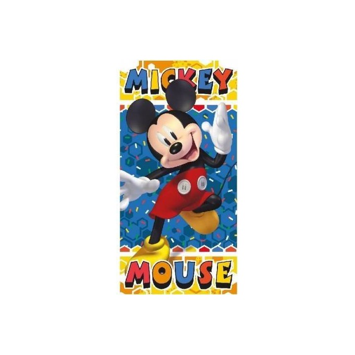 Drap de plage ou drap de bain Mickey Disney