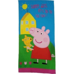 Drap de plage ou Serviette de bain Peppa Pig