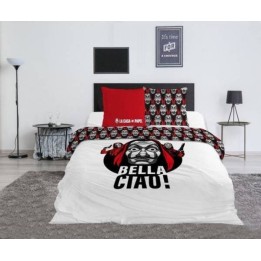 Parure de lit la casa de papel Bella Ciao  pour 2 Personnes