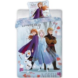 Housse de couette frozen 2  disney avec Taie d'oreiller