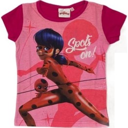 T-shirt manches courtes Miraculous - Lady bugs