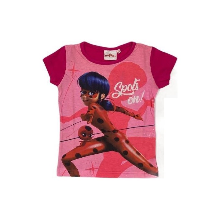 T-shirt manches courtes Miraculous - Lady bugs