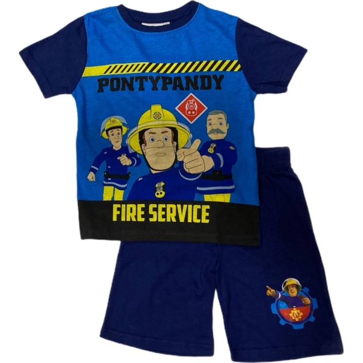Pyjama Ensemble T-shirt et Short Sam le Pompier