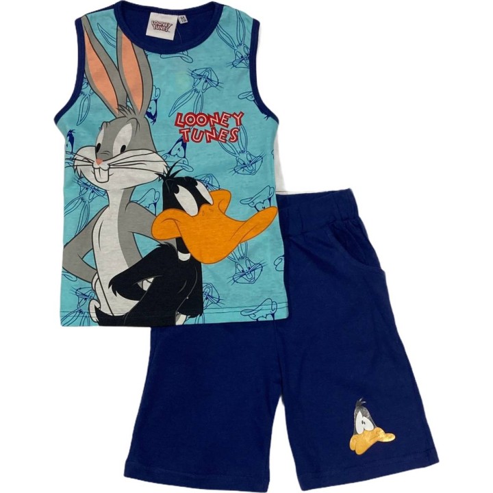 Ensemble Débardeur  + Short bugs bunny et daffy duck