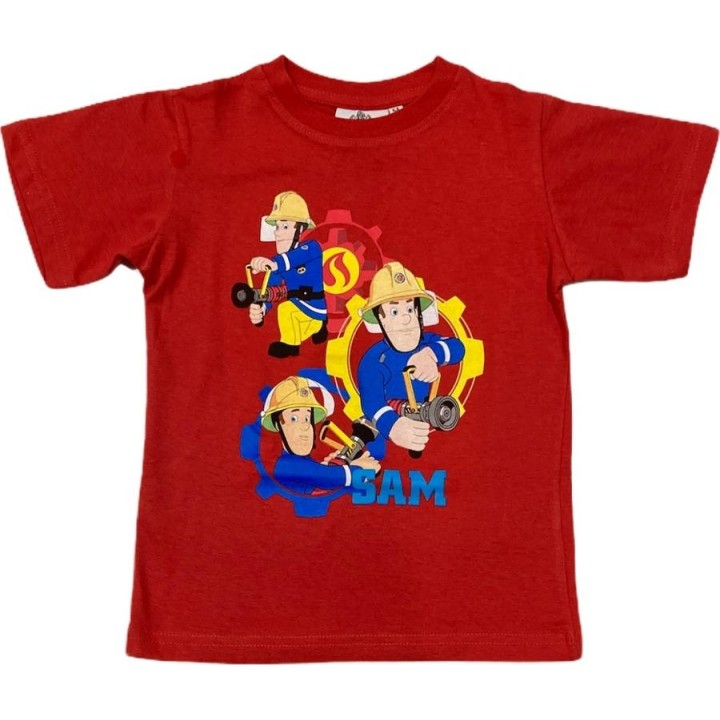 Tee-shirt Manches Courtes T-shirt Sam le Pompier