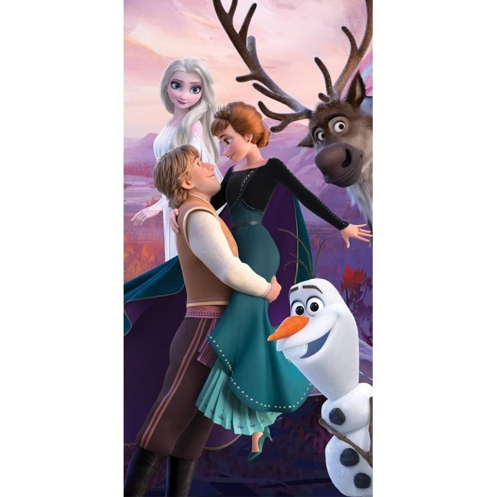 Drap de plage ou drap de bain la reine des neiges