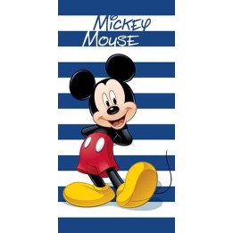 Drap de Plage Mickey Disney avec rayures