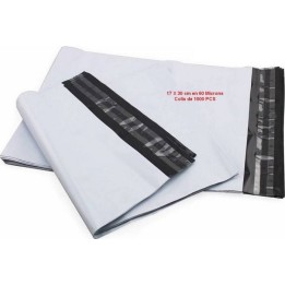 enveloppe plastique d'expédition blanches   - pochette d'expédition