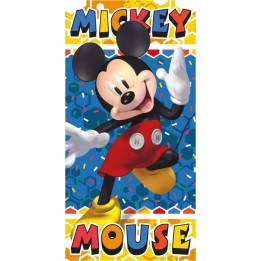 Drap de plage ou drap de bain Mickey en coton