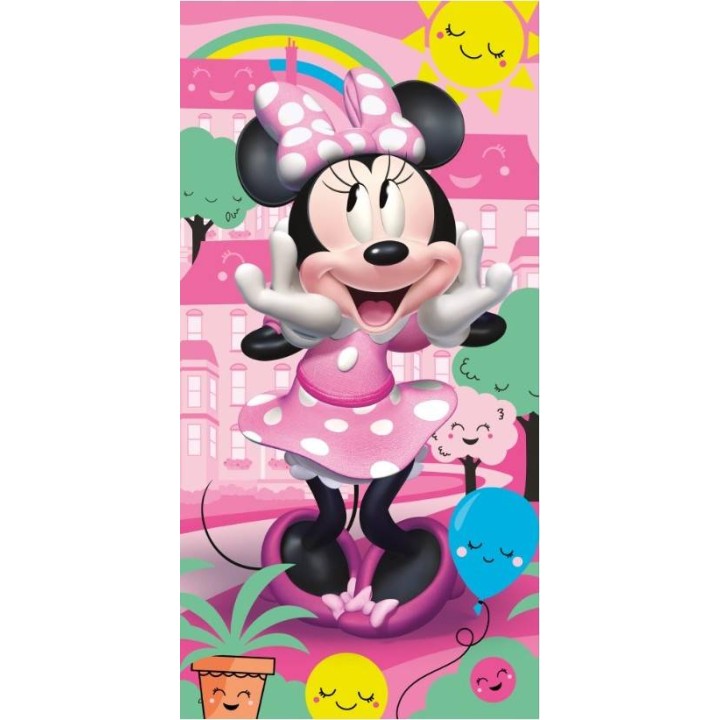 Drap de Plage Minnie disney en coton