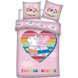 Parure housse de couette Peppa Pig