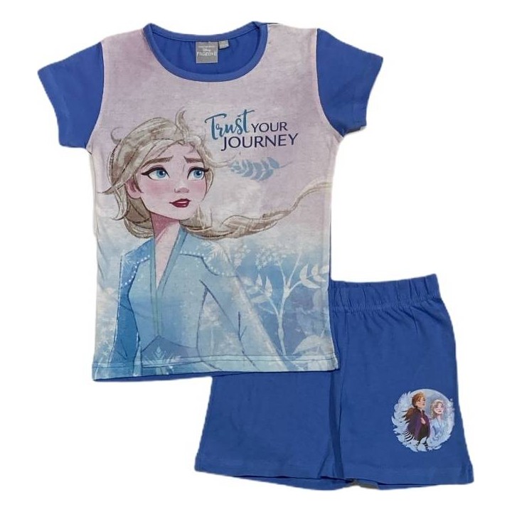 Pyjama Ensemble Tee-shirt Short La reine des neiges