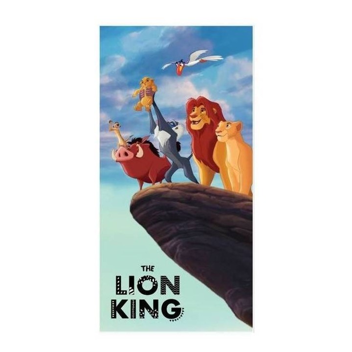 Drap de plage ou Serviette de bain LE ROI LION - DISNEY